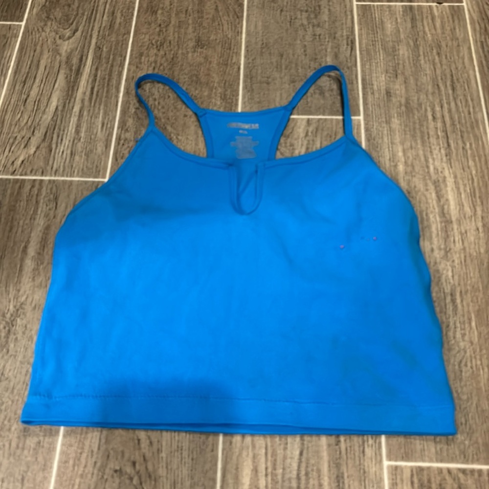 Blue tank top